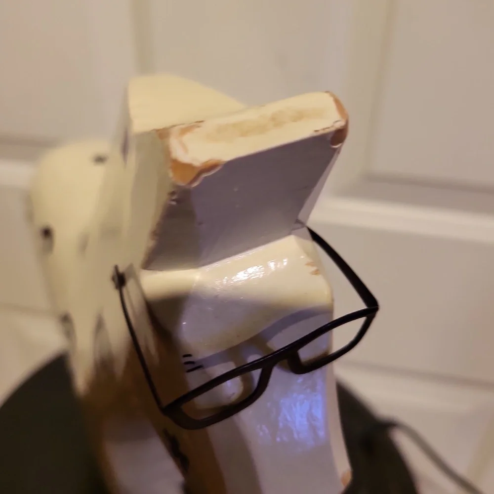 Dala IKEA White Wooden Horse Vintage